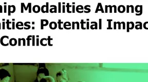 Leadership Modalities Among Kachin Communities: Potential Impact Upon Peace & Conflict