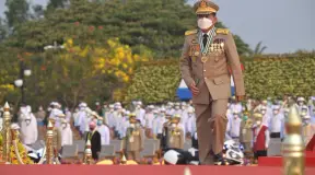 Myanmar leader shops for support, weapons in Moscow