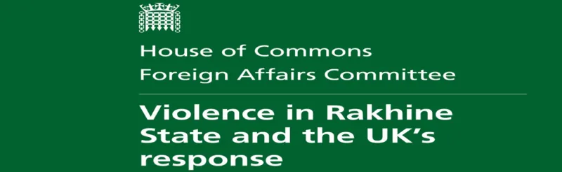 Report: Violence in Rakhine State and the UK’s Response