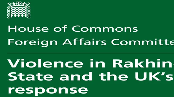 Report: Violence in Rakhine State and the UK’s Response