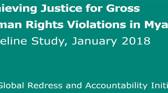 Achieving Justice for Gross Human Rights Violations in Myanmar