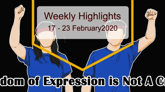 Freedom of Expression is Not A Crime