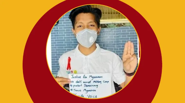 Junta jails maimed protestor who may lose vision in his right eye without surgery