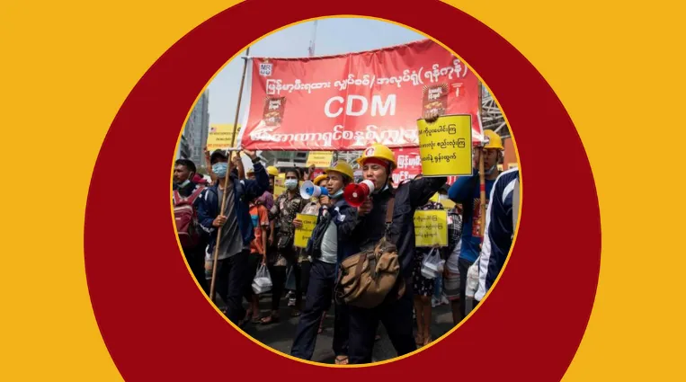 အင်းစိန်မီးရထားစက်ခေါင်းစက်ရုံမှ CDM ဝန်ထမ်း ၁၄၀ ကျော် ထုတ်ပယ်ခံရ