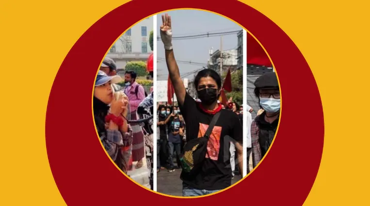 Three activists detained over bank robberies ‘to fund armed resistance’ against the junta