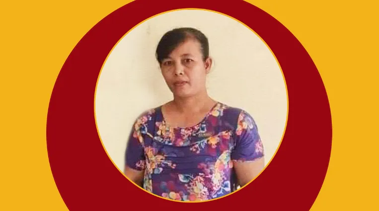 သေဒဏ်ကျခံနေရသည့် အညတရ အမျိုးသမီးတစ်ဦး