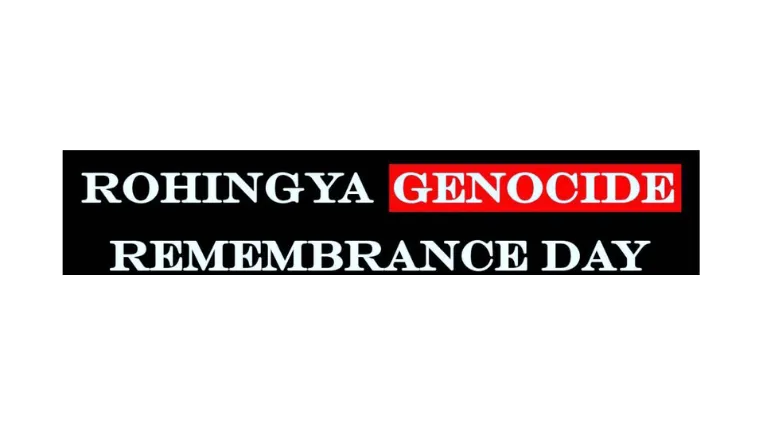 The Rohingya Community Statement on the Rohingya Genocide Remembrance Day