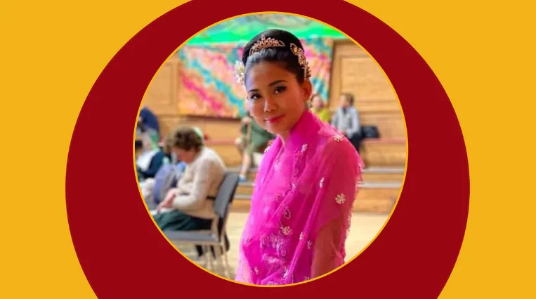 A Courageous Woman Who Promotes Burmese Traditional Performances for Spring Revolution
