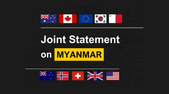 Joint Statement on the Ongoing Conflict in Myanmar