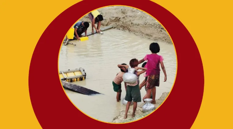 အပူဒဏ်နှင့်အတူ ရေရှားပါးမှုဒဏ်ပါ  ကြုံတွေ့နေရတဲ့ ရခိုင်ဒေသခံများ